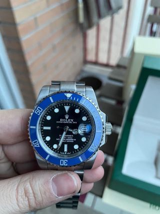 Rolex Submariner Date Negro/Azul