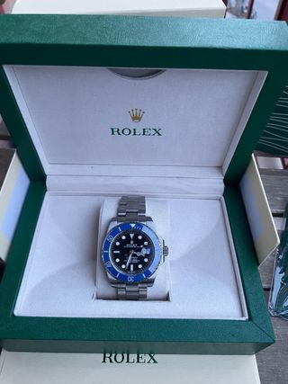 Rolex Submariner Date Negro/Azul