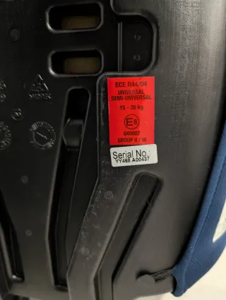 Silla de coche grupo 2-3 isofix