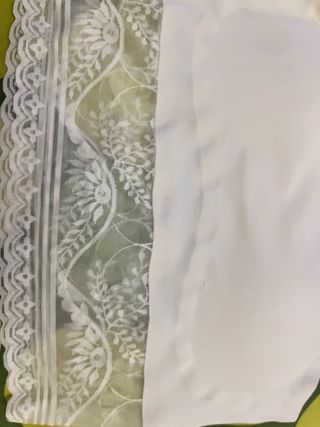 Top sujetador blanco con encaje