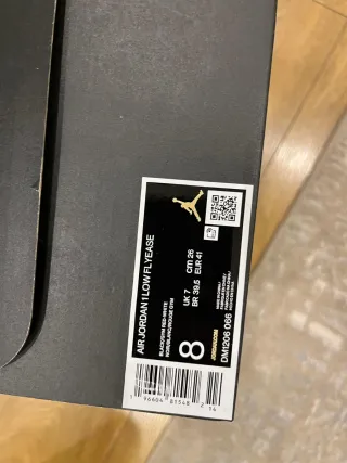 Nike Air Jordan 1 Low Flyease Negro/Rojo