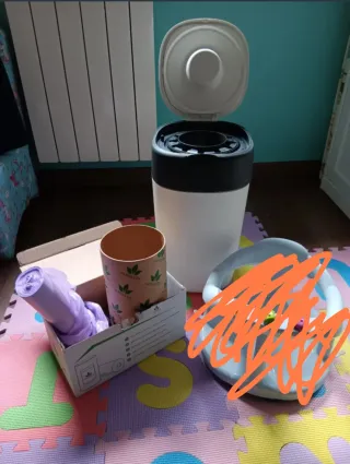 Papelera pañales y recambio