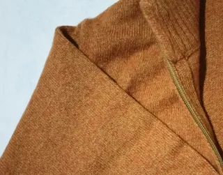 Jersey Florentino Hombre Naranja Cremallera