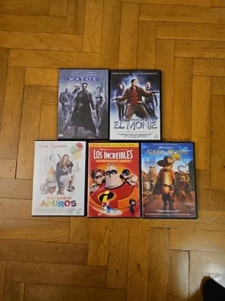 Pack 5 Películas DVD Acción/Animación