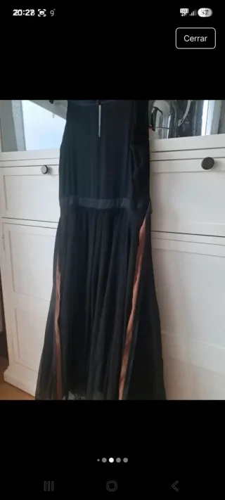 Vestido negro Massimo Dutti