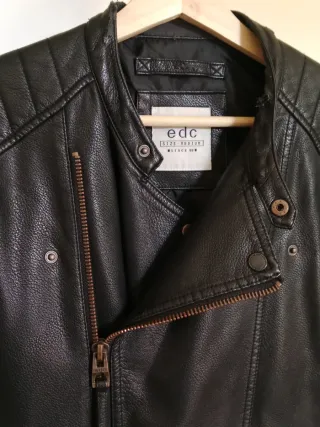 Cazadora motera EDC Negra Talla M