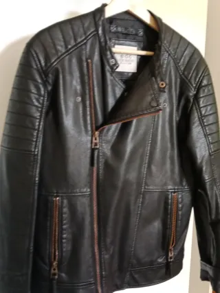 Cazadora motera EDC Negra Talla M