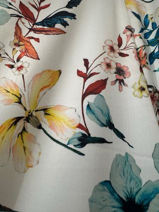 Mono largo estampado floral