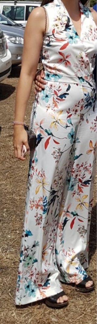 Mono largo estampado floral