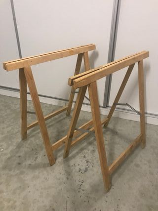 Caballetes de madera (2 unidades)