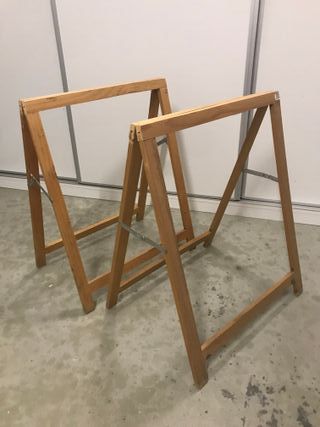Caballetes de madera (2 unidades)