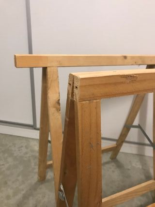 Caballetes de madera (2 unidades)