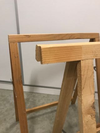 Caballetes de madera (2 unidades)