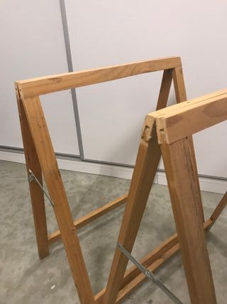 Caballetes de madera (2 unidades)