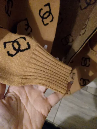 Cardigan Misskiss Beige/Marrone Taglia Unica