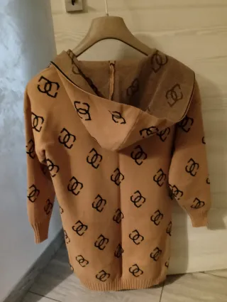 Cardigan Misskiss Beige/Marrone Taglia Unica