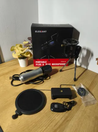 Micrófono Elegiant Portable Plug & Play