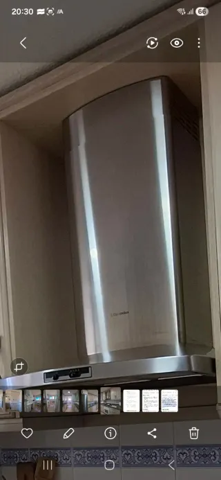 Campana extractora cocina Electrolux