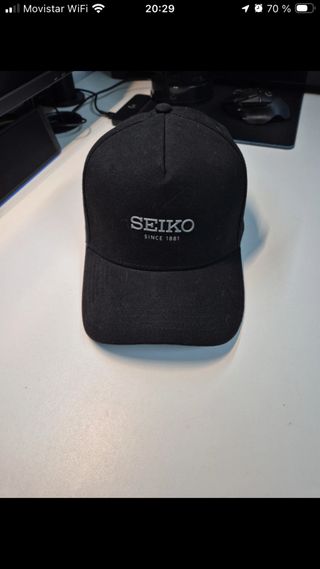 Gorra Seiko Negra