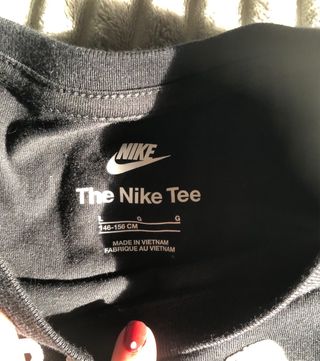 Top manga larga negro - Nike talla S