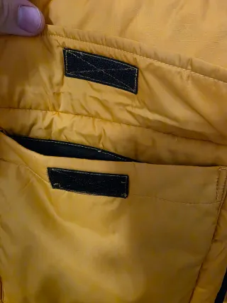 Chaqueta acolchada bicolor hombre