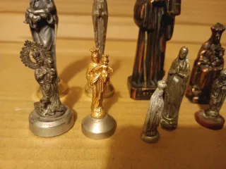 Lote Figuras Religiosas Varios Materiales