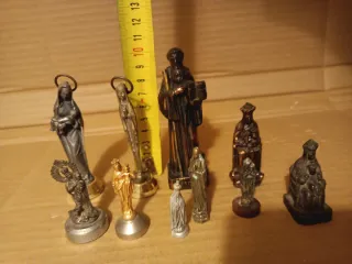 Lote Figuras Religiosas Varios Materiales