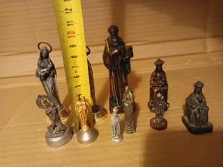 Lote Figuras Religiosas Varios Materiales
