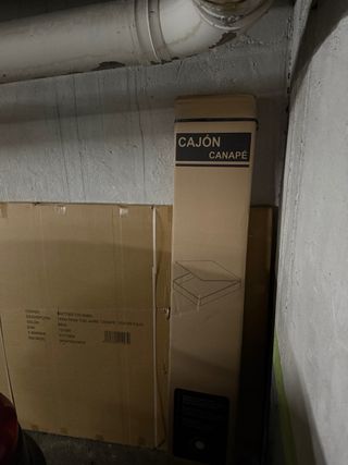 Canape abatible madera blanco