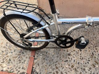 Bicicleta Plegable Plata