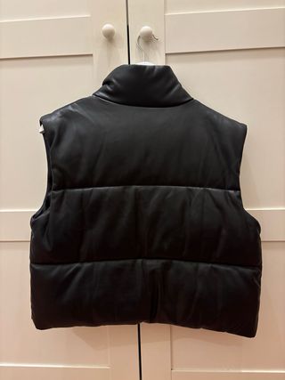 Chaleco acolchado efecto piel Mango Teen