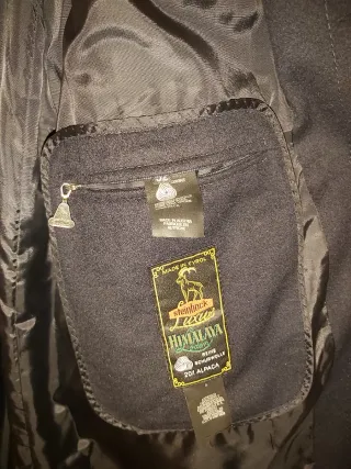 Abrigo Loden Alpino Negro