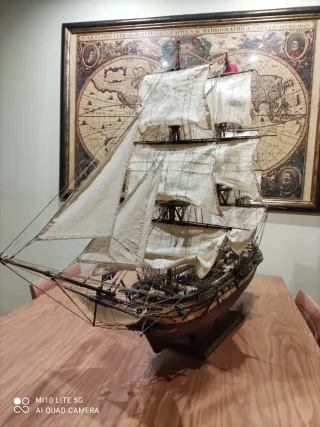 Maqueta barco de modelismo