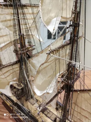 Maqueta barco de modelismo