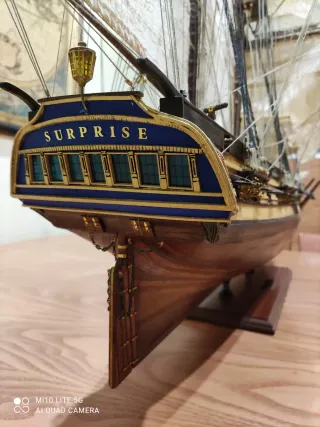 Maqueta barco de modelismo