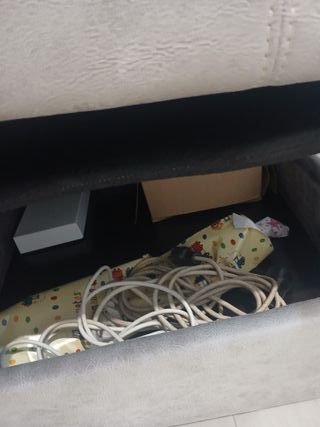 Sofá Chaise Longue Gris. Poco uso  2.90 x 1 metro