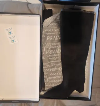 Stivali alti neri Primadonna