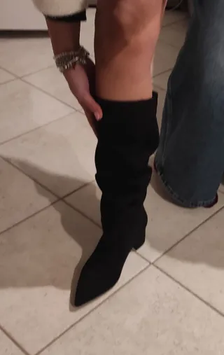 Stivali alti neri Primadonna