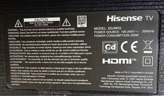 Hisense 65 ULED 4K Mini-LED TV Piezas “ DESPIECE”