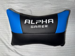 Almofada cabeça Alpha Gamer Preto e Azul