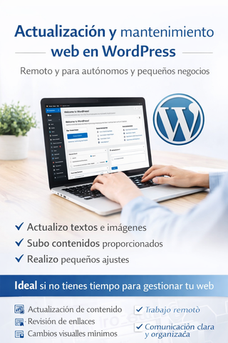 Actualización y mantenimiento web en WordPress