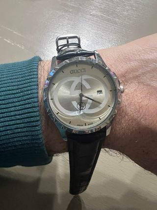 Orologio Gucci Argento e Nero