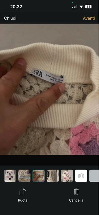 Gilet uncinetto Zara