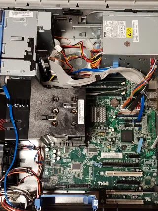 Torre PC Dell Dimension 9150 Plata/Blanco