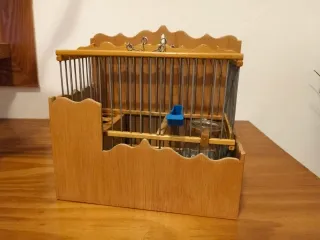 Jaula Madera para Pájaro.
