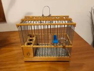 Jaula Madera para Pájaro.
