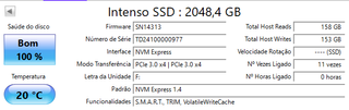 SSD NVMe Intenso 2TB | PCIe 3.0 x4