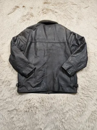 Chaqueta Valvoline Cuero Aviador 90s  XL-XXl