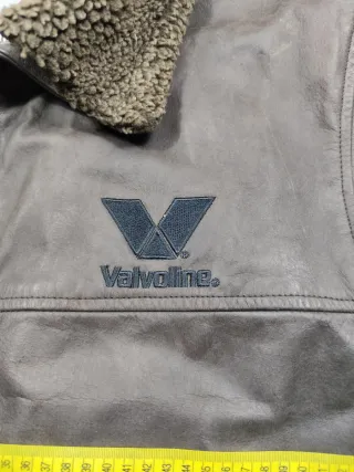 Chaqueta Valvoline Cuero Aviador 90s  XL-XXl