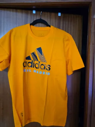 Camiseta Adidas Real Madrid Naranja Hombre